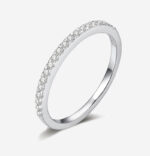 silver eternity band